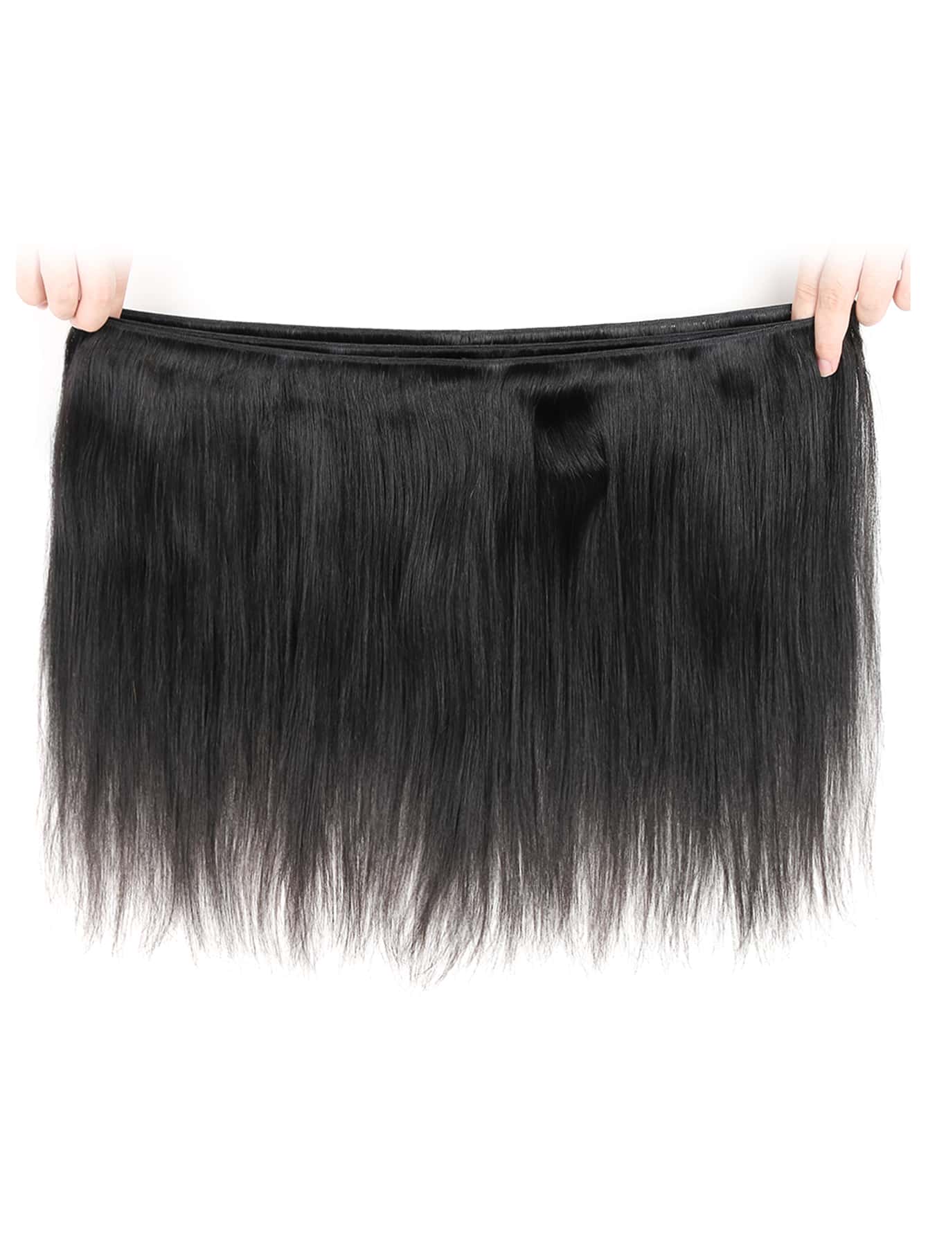 1pc 12A Grade Straight Bundles Natural Black Color Virgin Human Hair Remy Hair Weave